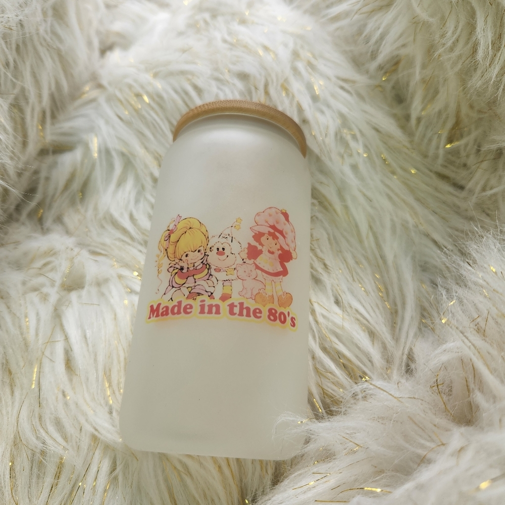 Made in the 80s glass cup